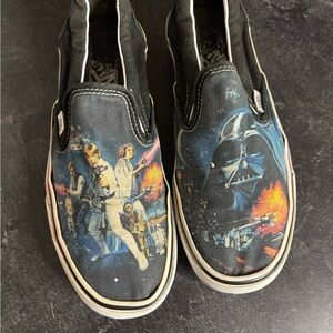 VTG Vans Star Wars A New Hope slip on men’s sz 7.5/Womens 9 pre owned